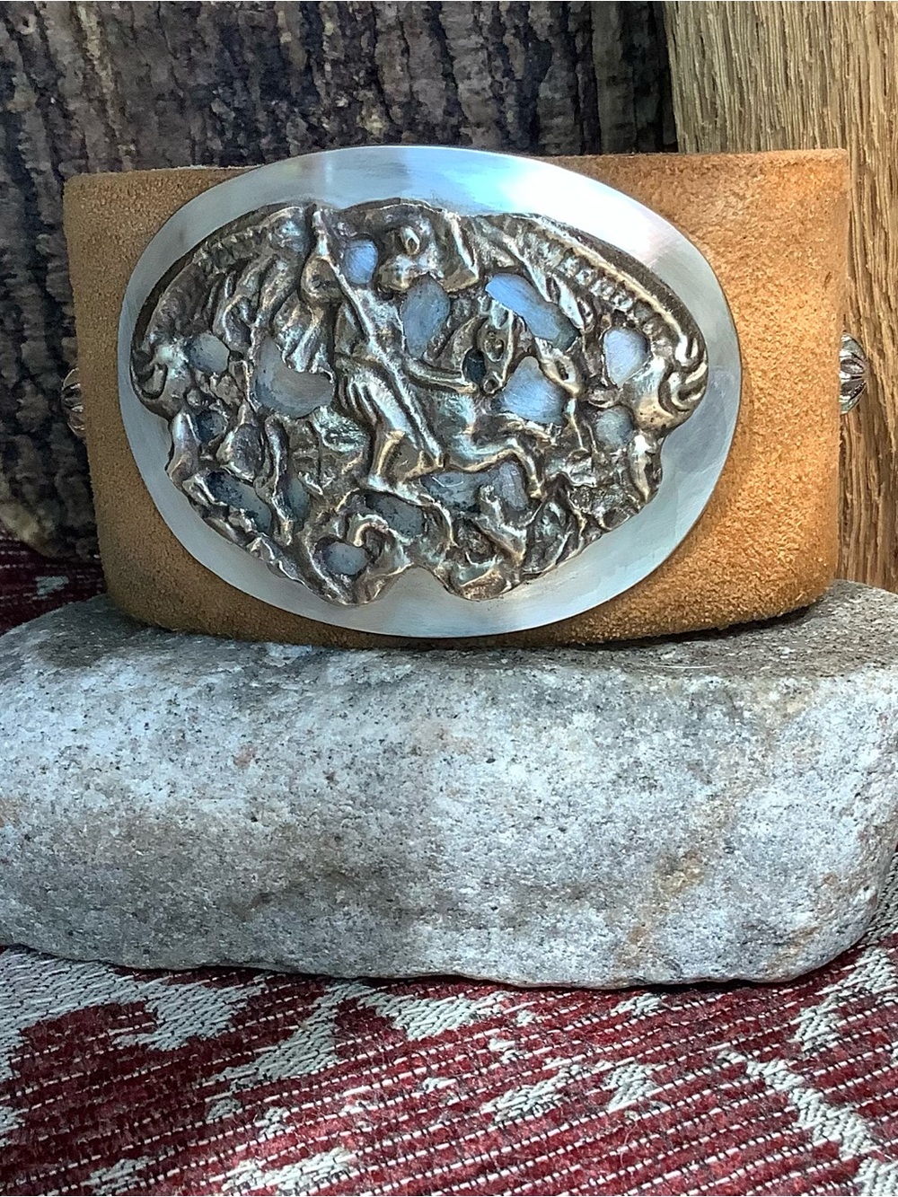 Horse & Rider cuff , adjustable - Picture 9 of 9